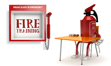 Fire Training and Presentations of Certificates